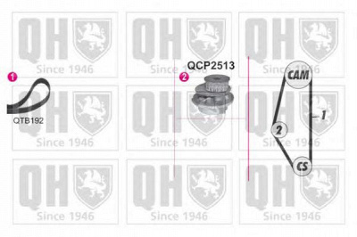 QUINTON HAZELL qbpk9049 -  Водяной насос + комплект зубчатого ремня